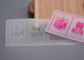 कपड़ों के लिए अनुकूलित पारदर्शी टीपीयू प्रिंटिंग चमकदार सिलिकॉन लोगो