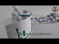 एसजीएस ओडीएम 100% कपास टेप पर स्क्रीन मुद्रित पैच ओको टेक्स मानक 100