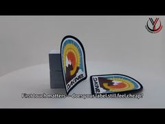 समान लोहा पैच पर लगाएं कस्टम बनाया कढ़ाई पैच ODM