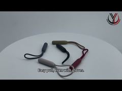 एक करीब से देखें: OEM TPU 4 रंगवेज़ प्लास्टिक ज़िपर पुलर 56*8mm रबर पुलर