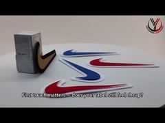 देखें कि कपड़ों के लिए अनुकूलित दो रंग सिलिकॉन हीट ट्रांसफर प्रिंटिंग लेबल क्यों चुनें