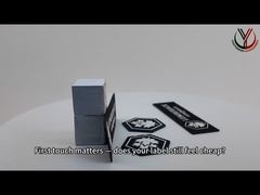 5 रंगीन वर्दी 3D सिलिकॉन हीट ट्रांसफर लेबल को धातु की बकल के साथ डेमो देखें