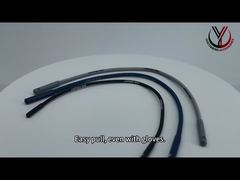 अधिक बारीकी से देखेंः ग्रे मैट OEM मेटल बकल स्वेटशॉन्ट्स के लिए लोचदार ड्रॉस्ट्रिंग कॉर्ड