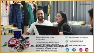 परिधानों के लिए कस्टम बुना लेबल मुद्रण स्याही