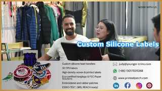 कस्टम सिलिकॉन हीट ट्रांसफर लेबल