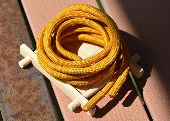 गारमेंट्स 5 मिमी राउंड पॉलिएस्टर ड्रॉस्ट्रिंग कॉर्ड मेटल एंड फैब्रिक एंड्स