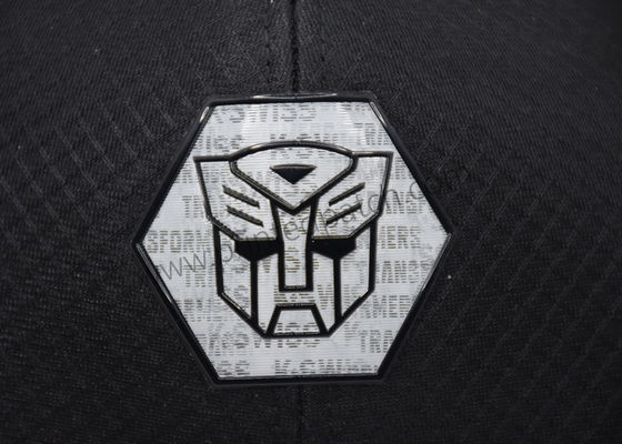 3 डी लेंटिकुलर 0.5 मिमी टीपीयू उभरा हुआ पैच 4 कलरवे बेसबॉल कैप पैच Cap